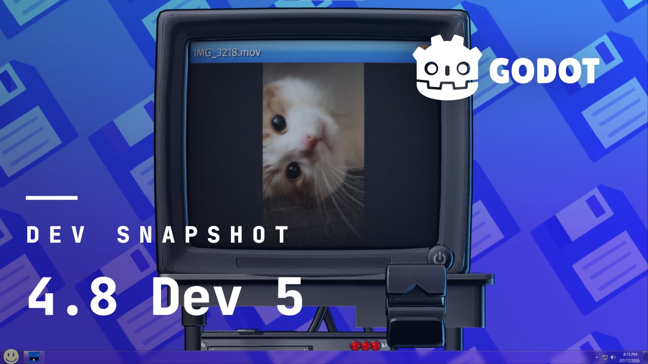 آیا نسخهٔ جدید Godot 4.8 آماده انتشار است؟